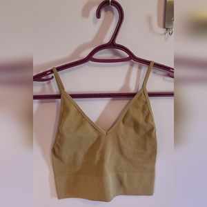 Bozzolo Super Stretchy Bralette, Tan, M/L